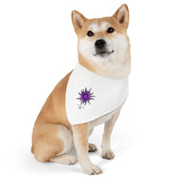 The Creative Art Series: Purple Sun Pet Bandana Collar