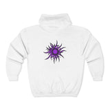Purple Sun Unisex Heavy Blend™ Full Zip Hooded Sweatshirt