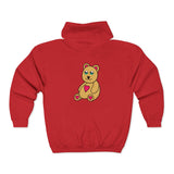 Peri Bear Unisex Heavy Blend™ Full Zip Hooded Sweatshirt