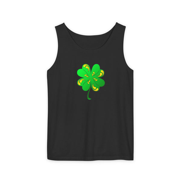 Clover Unisex Garment-Dyed Tank Top