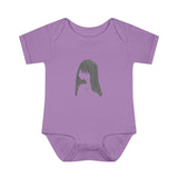 Graphite Lucy Infant Baby Rib Bodysuit