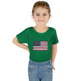 AMerican Flag Infant Baby Rib Bodysuit