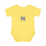 Blue Lucy Infant Baby Rib Bodysuit