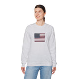American Flag Unisex Heavy Blend™ Crewneck Sweatshirt