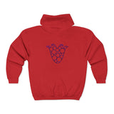 Emblem Unisex Heavy Blend™ Full Zip Hooded Sweatshirt