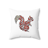 Squirrel Spun Polyester Square Pillow