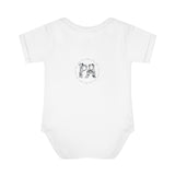 Graphite Lucy Infant Baby Rib Bodysuit