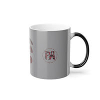 Spiral Red  Color Morphing Mug, 11oz