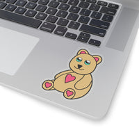 Peri Bear Kiss-Cut Stickers