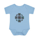 Teal Hex Infant Baby Rib Bodysuit