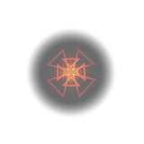 Orange Star Kiss-Cut Stickers