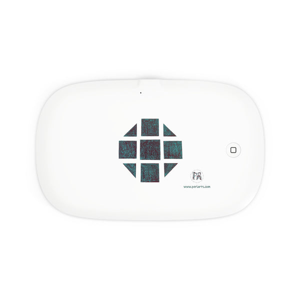 Teal Hex UV Phone Sanitizer and Wireless Charging Pad