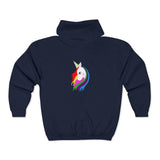 Lily the Unicorn Unisex Heavy Blend™ Full Zip Hooded Sweatshirt