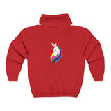 Lily the Unicorn Unisex Heavy Blend™ Full Zip Hooded Sweatshirt