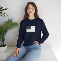 American Flag Unisex Heavy Blend™ Crewneck Sweatshirt