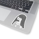 Graphite Lucy Kiss-Cut Stickers