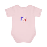 4th of July Lucy Infant Baby Rib Bodysuit