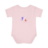 4th of July Lucy Infant Baby Rib Bodysuit