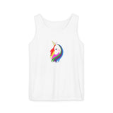 Lily the Unicorn Unisex Garment-Dyed Tank Top