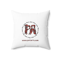 Squirrel Spun Polyester Square Pillow