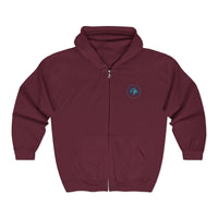Classic Blue Unisex Heavy Blend™ Full Zip Hooded Sweatshirt
