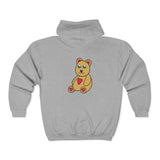 Peri Bear Unisex Heavy Blend™ Full Zip Hooded Sweatshirt