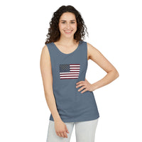 American Flag Unisex Garment-Dyed Tank Top