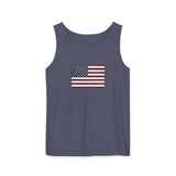 American Flag Unisex Garment-Dyed Tank Top