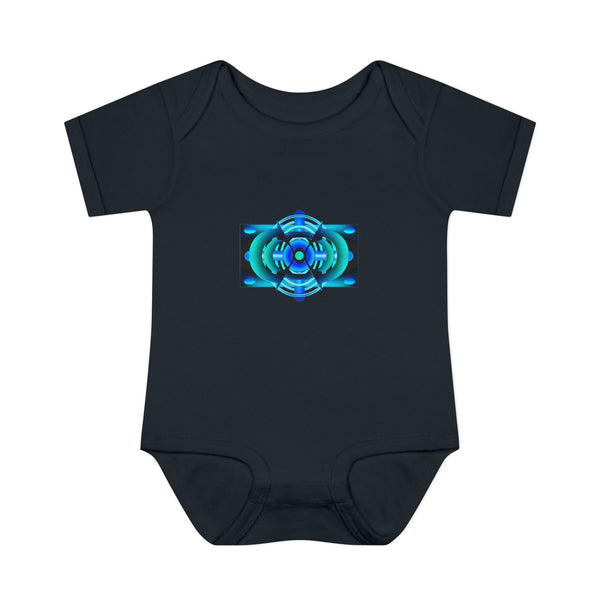 Classic Blue Infant Baby Rib Bodysuit