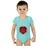 Heartmail Infant Baby Rib Bodysuit