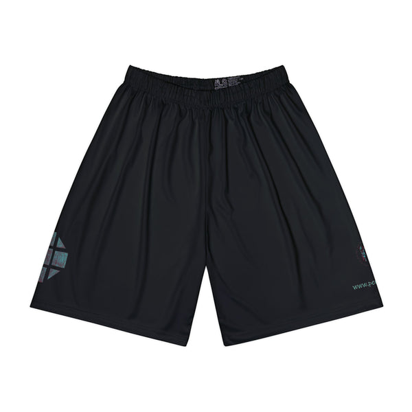 Teal Hex Men’s Sports Shorts