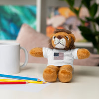 American Flag Stuffed Animals with Tee