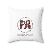 Squirrel Spun Polyester Square Pillow