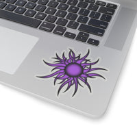 Purple Sun Kiss-Cut Stickers