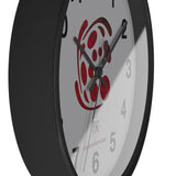 Spiral Red  Wall Clock
