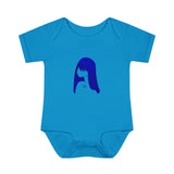 Blue Lucy Infant Baby Rib Bodysuit