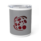 Spiral Red Insulated Coffee Mug, 10oz