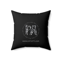Frank the Headlight Spun Polyester Square Pillow