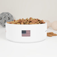 American Flag Pet Bowl