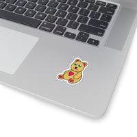 Peri Bear Kiss-Cut Stickers
