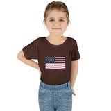 AMerican Flag Infant Baby Rib Bodysuit
