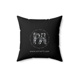 Frank the Headlight Spun Polyester Square Pillow