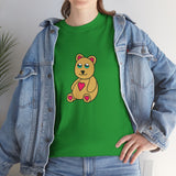 Peri Bear Unisex Heavy Cotton Tee