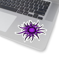 Purple Sun Kiss-Cut Stickers