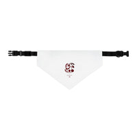 The Creative Art Series: Spiral Red Pet Bandana Collar