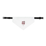 The Creative Art Series: Spiral Red Pet Bandana Collar