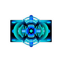 Classic Blue Kiss-Cut Stickers
