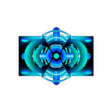 Classic Blue Kiss-Cut Stickers