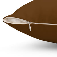 Penelope the Pumpkin Spun Polyester Square Pillow