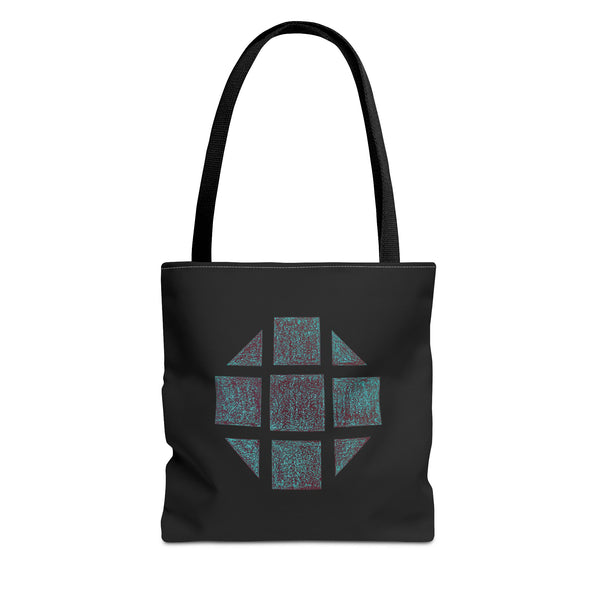 Teal Hex Tote Bag